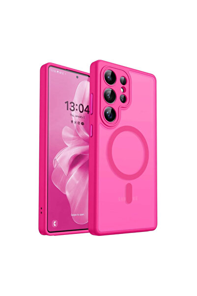 Choice36 حافظة سامسونج S26 ألترا حمراء فاخرة غير لامعة لهواتف S26 S25 S24 S23...