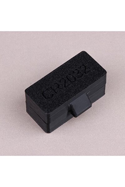 Choice3 KOQZM Black 10-Hole CR2032/CR2025 Battery Box Coin Cell Battery Stora...