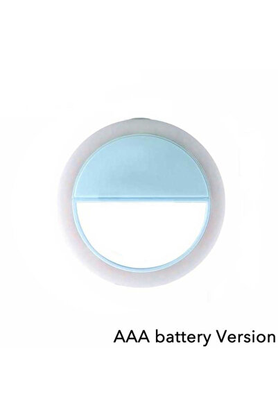 choice2 Blue LED Selfie Ring Fill Light Cell Phone Taking Photos Live Streami...