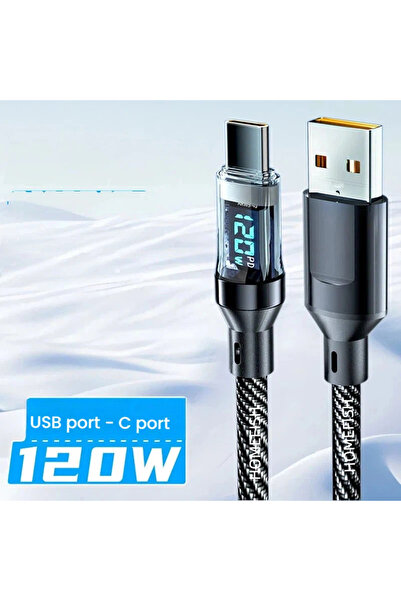 Choice3 كابل USB A بطول 1 متر وقوة 120 واط من HOMEFISH، كابل شحن سريع جداً US...