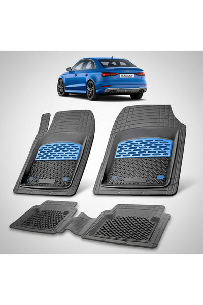 TEAMCAR Συμβατά πατάκια δαπέδου για Audi A3 8V Sedan 2013-2020 |   Μπλε