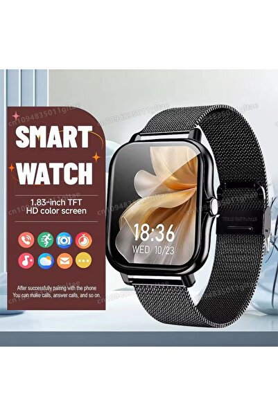 Choice8 Bk20Milan New Smartwatch BT Call Health&Sleep Monitoring 1.80''HD Scr...