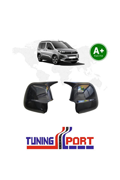TuningPort Peugeot Rifter 19+ Yarasa Ayna Kapak Parlak Siyah Sağ Sol Takım