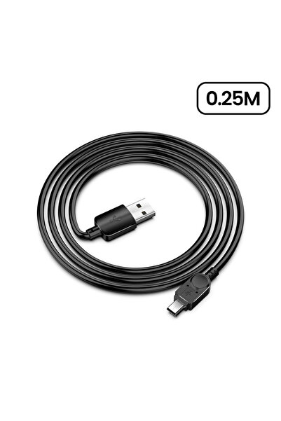 Choice3 0.25M USB Mini T-Port Cable Fast Charging USB 2.0 To Mini USB Cable H...