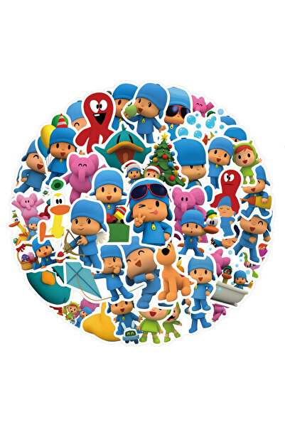 Choice 50Pcs 50/100pcs Cartoon Cute Pocoyo Stickers For Laptop Scrapbook Lugg...