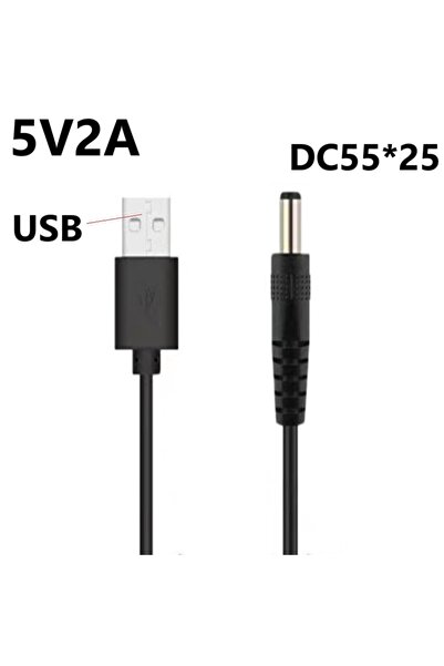 Choice1 1m 5.5x2.5 mm 1m 5V 2A USB to DC Power Cable Cord 3.5x1.35mm 5.5x2.1m...