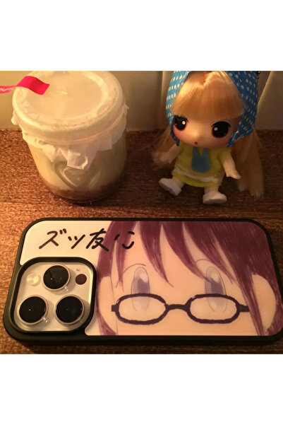 Choice1 iPhone17 Black Japanese Cute Hand Drawn Anime Girl Cartoon Phone Case...