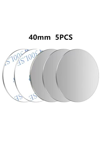 Choice6 40x40mm 5PCs S Thin Magnetic Metal Plate For Car Phone Holder Univers...