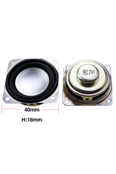 Choice 40mm 2PCS Ultra-Thin Mini Speaker 8 Ohms 2 Watt 8R 2W Diameter20mm 40m...