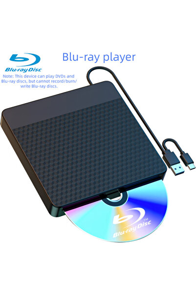 Choice1 bluray combo External Blu Ray Drive for Laptop USB3.0&Type C Slot-in ...