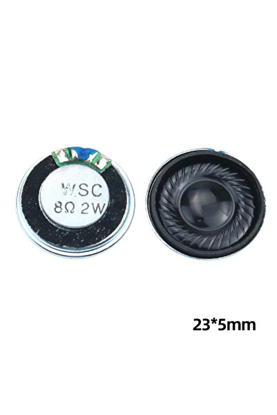 Choice6 23x5mm 2PCS Ultra-Thin Mini Speaker 8 Ohms 2 Watt 8R 2W Diameter20mm ...