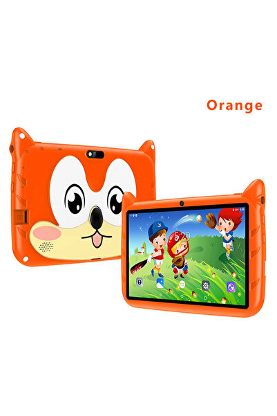 choice2 EU Standard Accessories Orange New 7 Inch 5G WiFi Kids Tablets For St...