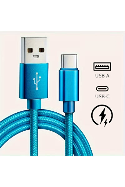 Choice1 كابل شحن سريع USB Type C أزرق اللون بطول 1 متر لهواتف Redmi وPOCO وHo...