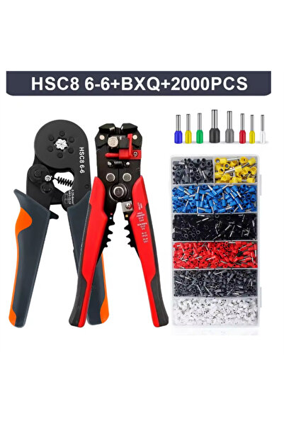 choice2 6-6 BXQ 2000PCS AOKIN Self-Adjusting Wire Stripper Crimper Tool Hexag...