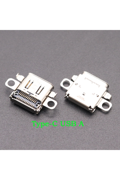 Choice مجموعة من 5 قطع أصلية جديدة لمنفذ شحن USB من نوع C لجهاز ألعاب سويتش 2...