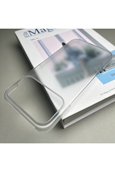 Choice24 iPhone Air Clear Thin Sandstone Frameless Cooling Phone Case For iPh...