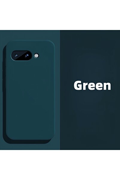 Choice8 غطاء هاتف من السيليكون السائل المقاوم للصدمات بلون أخضر أنيق لهاتف جو...