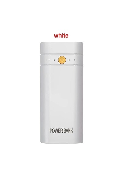 Choice1 White Portable Charge Shell DIY Fast Charging Batteries Power Bank Bo...