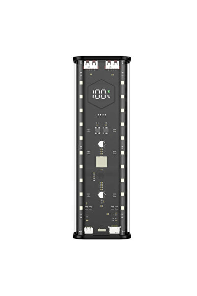 Choice black 4* 21700 DIY Power Bank Case PD22.5W Powerbank Case 21700 LED Sc...