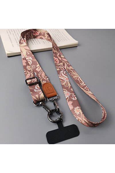 choice2 HDBH Retro Pattern Crossbody Cell Phone Lanyard Adjustable Hanging Ne...