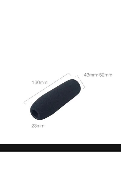 Choice6 إسفنجة ميكروفون طويلة 160x(43-52)x23 سم، غطاء ميكروفون سميك مخصص للمق...