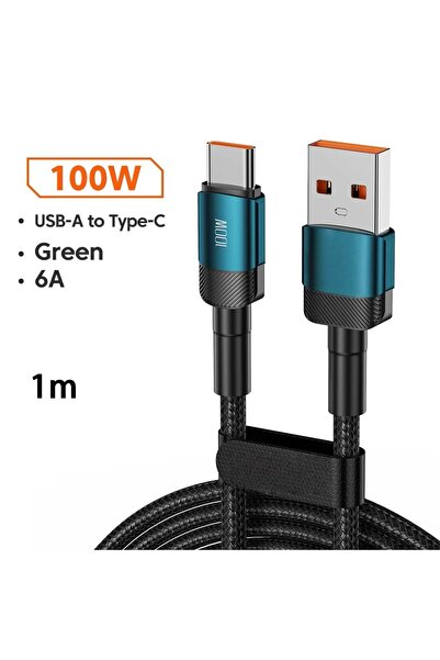 Choice8 كابل XC009-green-1m PD للشحن السريع بقدرة 100 واط، بطول 1 متر/2 متر/3...