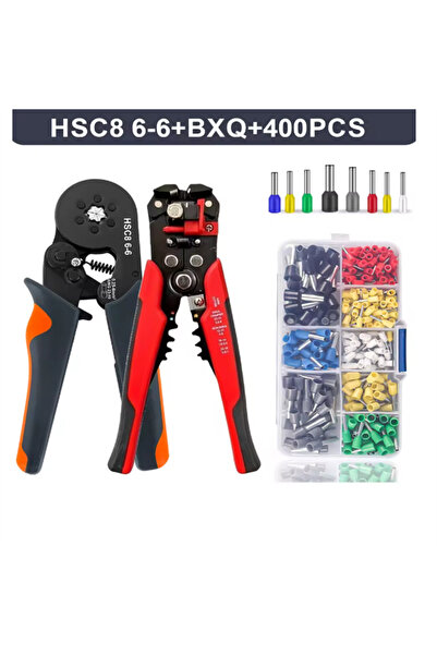 Choice5 6-6 BXQ 400PCS AOKIN Self-Adjusting Wire Stripper Crimper Tool Hexago...