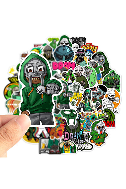 Choice 50Pcs 50Pcs MF DOOM Graffiti Stickers Water Bottle Laptop Phone Bicycl...