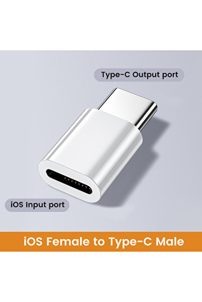 Choice محول أبيض من النوع C إلى Lightning، محول USB C أنثى إلى iOS ذكر، محول ...