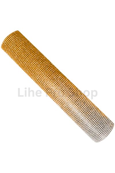 Choice Gold Gradient Rhinstone Wireless Microphone Sleeve for Shure SM58, Bet...