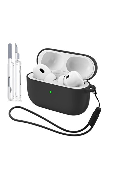 Choice12 for Airpods Pro 3 Black with Pen for AirPods Pro 3 Case Cover Soft S...