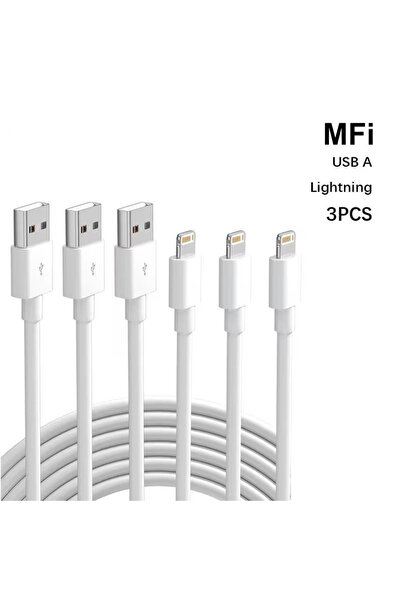 Choice4 2m Tpu Ip Cable 3Pcs 1/3/5PCS Quality USB Charger Cable for iPhone 14...
