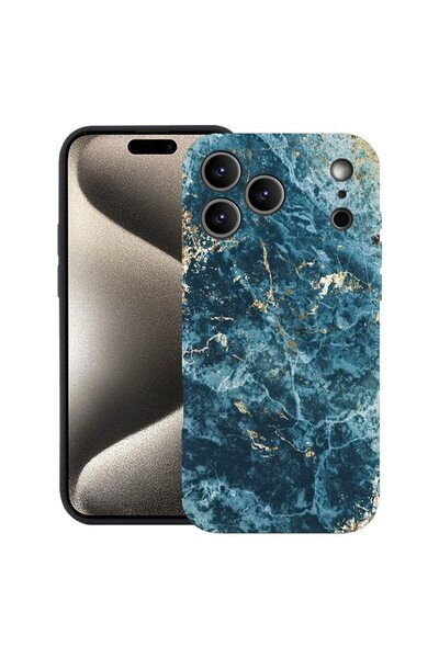 bestcase Θήκη για Apple iPhone 17 Pro Max με Σχέδιο Μάρμαρο - Πράσινο και Χρυ...