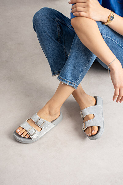 pasyone Silver Women's Daily Comfortable Stylish Slippers