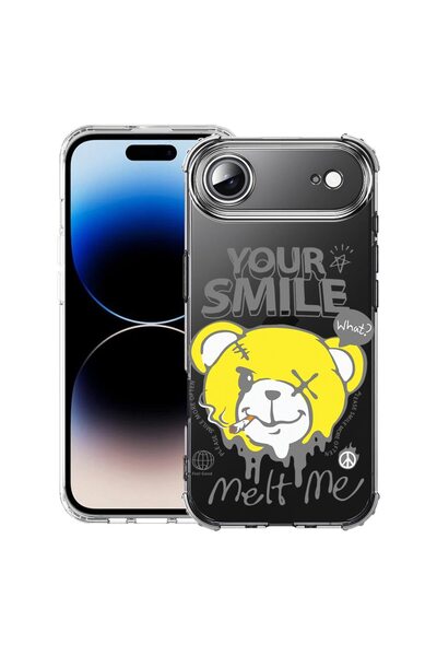bestcase Husă pentru Apple iPhone 17 Air cu Design Ursuleț de Pluș „Zâmbetul ...