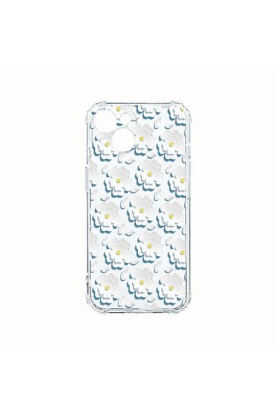 bestcase Husa Anti Shock din silicon, Compatibila Cu Apple iPhone 14, Daisy -...