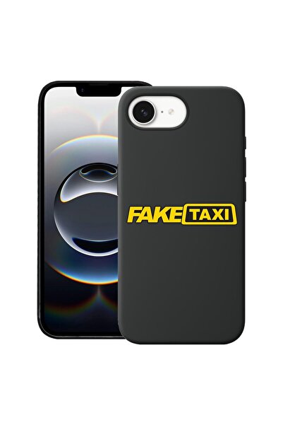 bestcase Калъф за Apple iPhone 16e, Премиум тънък силиконов 1.2ММ, Фейк Такси...