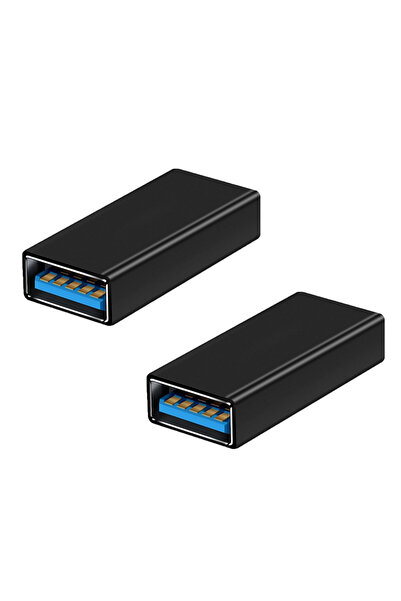 Choice1 قطعتان/3 قطع محول USB 3.0 أنثى إلى أنثى، موصل شحن وبيانات، موسع مقبس،...