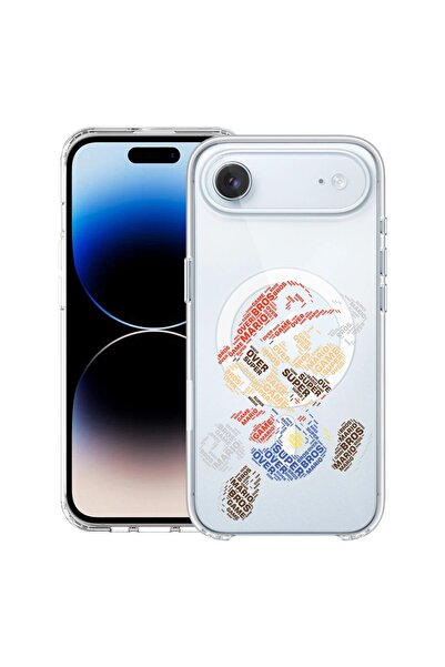 bestcase Husă pentru Apple iPhone 17 Air cu Design Caligrafic Super Mario, Ma...