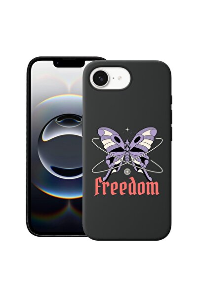 bestcase Калъф за Apple iPhone 16e, Премиум тънък силиконов 1.2ММ, Freedom - ...