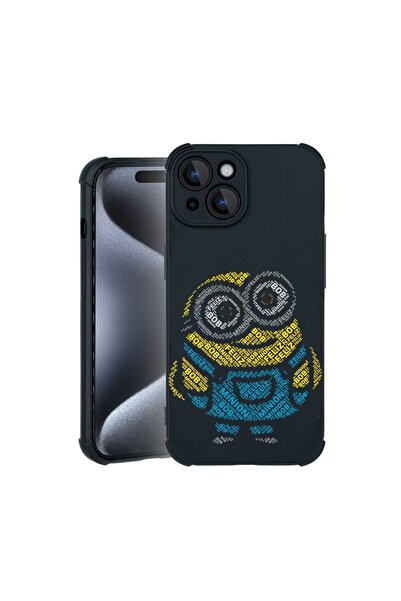 bestcase Husa TPU Pro Shock Compatibila cu Apple iPhone 15, cu Design Calligr...
