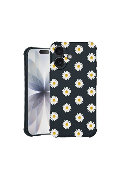 bestcase Husa TPU Pro Shock Compatibila cu Apple iPhone 17, cu Design Daisy, ...