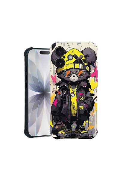 bestcase Θήκη TPU Pro Shock Συμβατή με Apple iPhone 17, με σχέδιο αρκουδάκι σ...