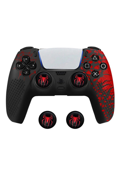 Choice5 غطاء سيليكون لوحدة تحكم PS5 بدون ملصق مع فتحات للإبهام - رقم 01