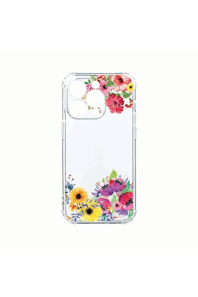 bestcase Αντικραδασμική Θήκη Σιλικόνης, Συμβατή με Apple iPhone 14 Pro, Λουλο...