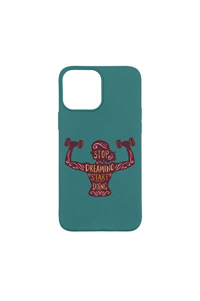 bestcase Husa Silicon Compatibila Cu Apple iPhone 13 Pro Max, Stop Dreaming S...