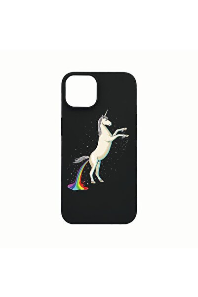 bestcase Θήκη Σιλικόνης, Συμβατή με Apple iPhone 14, Μονόκερος Ουράνιο Τόξο, ...