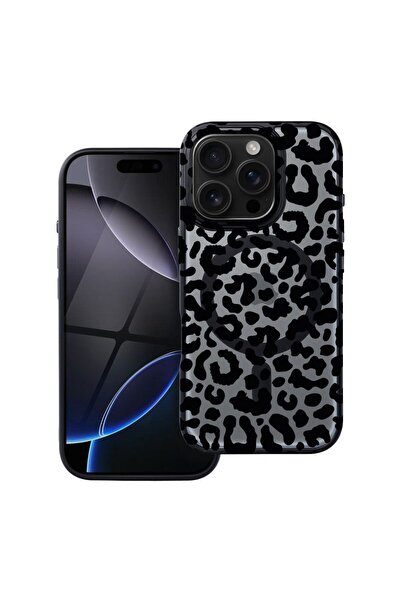 bestcase Θήκη συμβατή με Apple iPhone 15 Pro Max με σχέδιο λεοπάρ, Αντικραδασ...