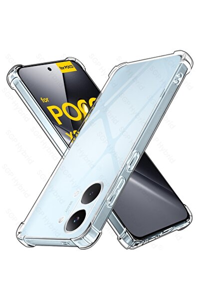 choice2 غطاء شفاف لهاتف بوكو X8 برو ماكس وبوكو X8 برو ماكس 5G، غلاف شفاف لـ ب...