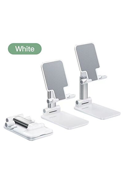 Choice WHITE Desktop Mobile Phone Stand Foldable Stand Lazy Live Broadcast Ad...